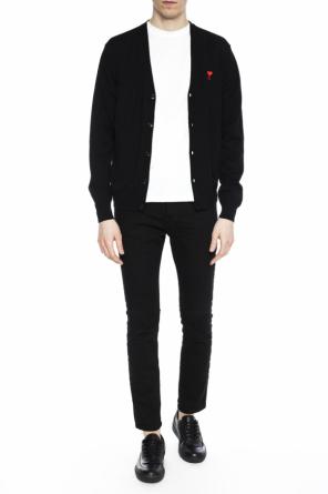 Embroidered logo cardigan, zdjęcie 2 Embroidered logo cardigan od Ami Alexandre Mattiussi